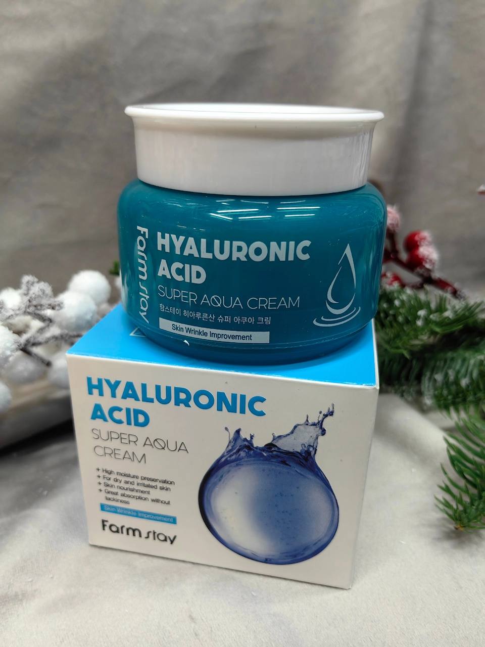 Увлажняющий крем для лица с гиалуроновой кислотой Farmstay Hyaluronic Acid Super Aqua Cream 100 мл