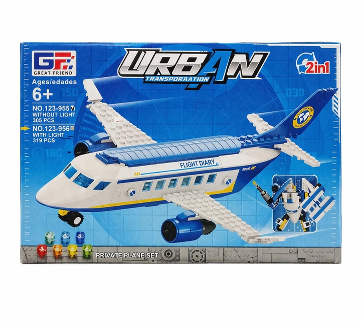 Конструктор трансформер urban transportation 123-956 319pcs
