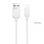 Кабель Hoco X6 Khaki USB - micro USB, 1 м белый