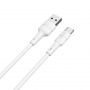 Кабель Borofone BX30 Silicone, USB - USB Type-C, 1 м, белый