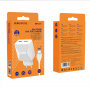 Зарядное устройство BOROFONE BA45A Max Type-C, 2.4A, белый, кабель BX19 Huiyi