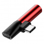 Переходник Baseus L41 CATL41-91, USB Type-C - mini jack 3.5 mm