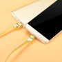 Кабель Hoco U14 Steel man, USB - USB Type-C, 1.2 м, белый