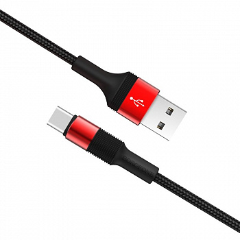 Кабель Borofone BX21 Outstanding, USB - USB Type-C, 1 м, красный