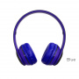 Беспроводные наушники BOROFONE BO4 Charming rhyme, Bluetooth + AUX, 200 мАч, синий, 10мВт, TF