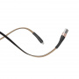 Кабель hoco U39 Slender USB - micro USB, 1.2 м черно-золотой