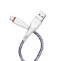 Кабель Borofone BX25 Powerful USB - micro USB, 1 м белый