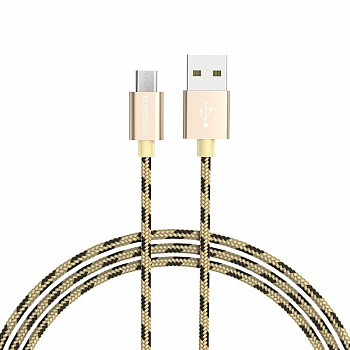 Кабель Borofone BX24 USB - micro USB, 1 м золотой