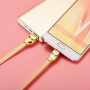 Кабель Hoco U14 Steel USB - micro USB, 1.2 м золотой