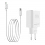 Зарядное устройство BOROFONE BA32A Bright power, 3A, белый, с кабелем micro USB