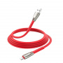 Кабель Hoco U58, lightning, 1.2 м, красный
