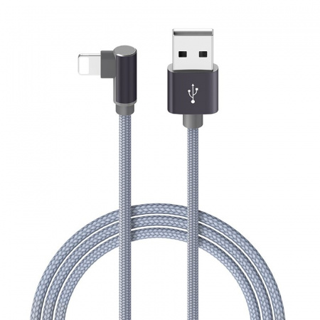 Кабель Borofone BX26 Express, lightning, 1 м, серый