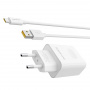Зарядное устройство BOROFONE BA32A Bright power, 3A, белый, с кабелем Type-C