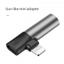 Переходник Baseus L43 CALL43-S1, Apple Lightning - mini jack 3.5 mm
