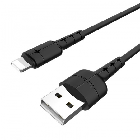 Кабель Hoco X30, lightning, 1.2 м, черный