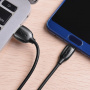 Кабель Borofone BX19 Benefit, USB - USB Type-C, 1 м, черный