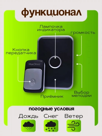 Беспроводной дверной звонок Vobee