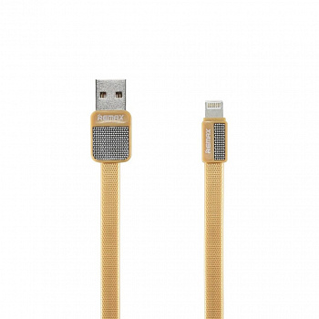 Кабель Remax Platinum RC-044i, lightning, 1 м, золотой