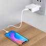 Зарядное устройство BOROFONE BA45A Max micro USB, 2.4A, белый, кабель BX19 Huiyi