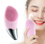 Электрическая силиконовая массажная щётка для чистки лица Sonic Facial Brush