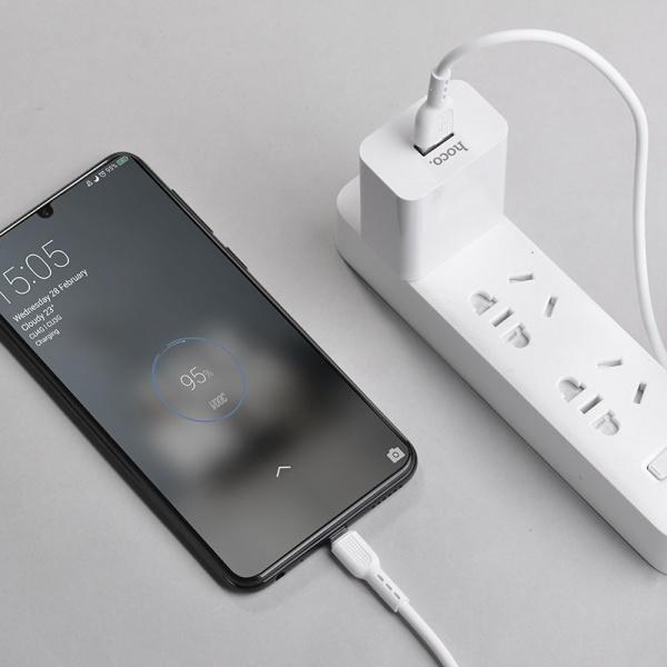 Кабель Hoco X33, USB - USB Type-C, 1 м, ,белый