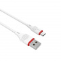 Кабель Borofone BX17 USB - micro USB, 1 м белый