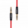 Кабель Remax L200 1m, 3.5 AUX mini jack 3.5 mm, красный 2 м