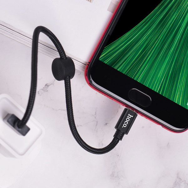 Кабель Hoco X35 Premium USB - micro USB, 0.25 м черный