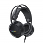 Проводные наушники HOCO W100 Touring gaming headset, контроллер + микрофон, LED подсветка