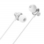 Проводные наушники BOROFONE BM42 Sophisticated, Jack 3.5mm, 1.2 м, Белый, контроллер с микрофоном