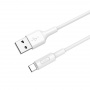 Кабель Hoco X25 Soarer, USB - USB Type-C, 1 м, белый