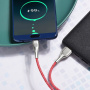 Кабель Hoco U59 Enlightenment, USB - USB Type-C, 1.2 м, красный