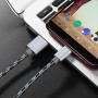 Кабель Borofone BX24, USB - USB Type-C, 1 м, серый