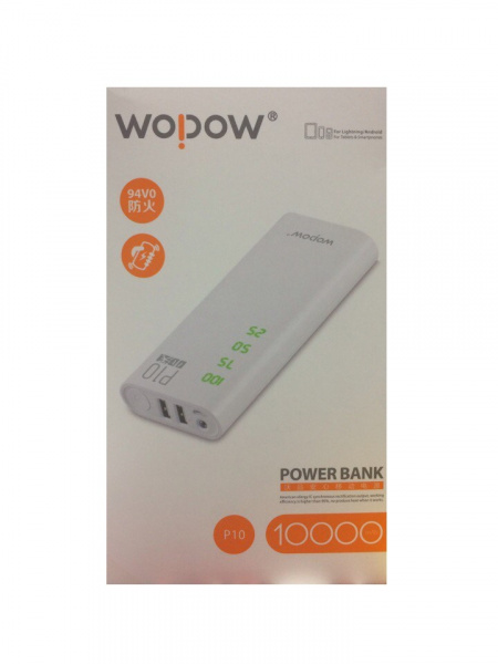 Зарядка Wopow Power Bank 10000mah
