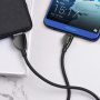 Кабель Hoco U62, USB - USB Type-C, 1.2 м, черный