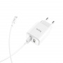 Комплект зарядки Type-C Hoco C62A, 2 USB, 2.1А