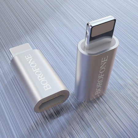 Адаптер Borofone BV5, Micro USB - Lightning