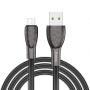 Кабель Hoco U52 Bright USB - micro USB, 1.2 м черный