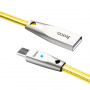 Кабель Hoco U9 Zinc Alloy USB - micro USB, 1.2 м золотой
