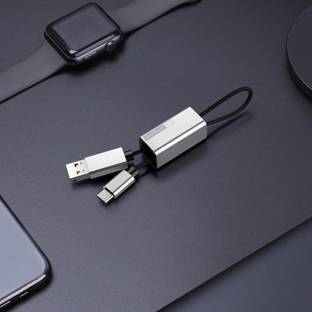 Адаптер-переходник Baseus Pendant ACDKQ-HG0S, USB Type-C - USB, картридер microSD