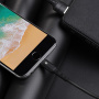 Кабель Hoco X30, lightning, 1.2 м, черный
