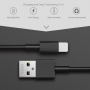 Кабель Remax RC-120m USB - micro USB, 1 м черный