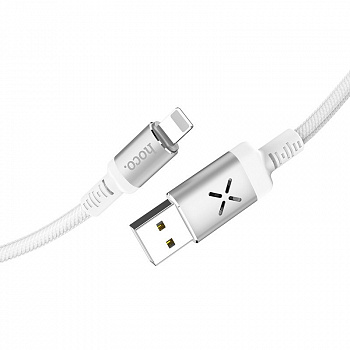 Кабель Hoco U63, lightning, 1.2 м, белый