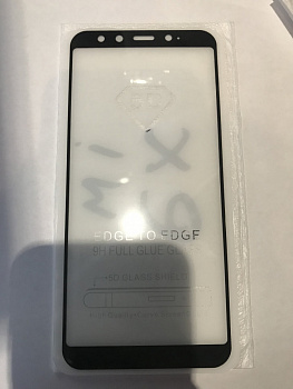 Защитное стекло Full Glue для Xiaomi Mi 6X, черный