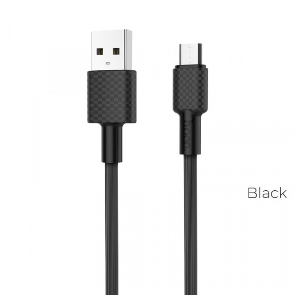 Кабель Hoco X29 Superior USB - micro USB, 1 м черный
