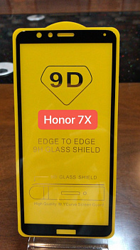 Защитное стекло Full Glue для Huawei Honor 7X, черный