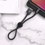 Кабель Hoco X35, lightning, 0.25 м, черный