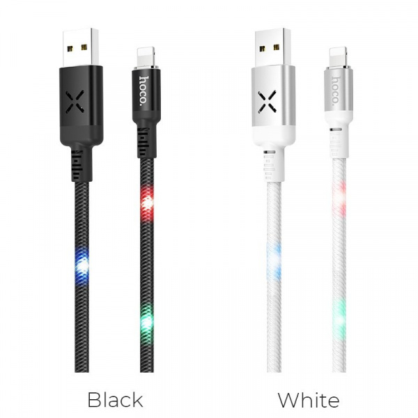 Кабель Hoco U63, lightning, 1.2 м, белый