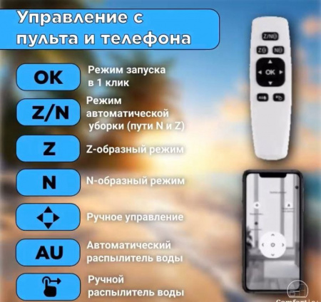 Робот мойщик окон с распылением