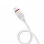 Кабель Borofone BX17 USB - micro USB, 1 м белый